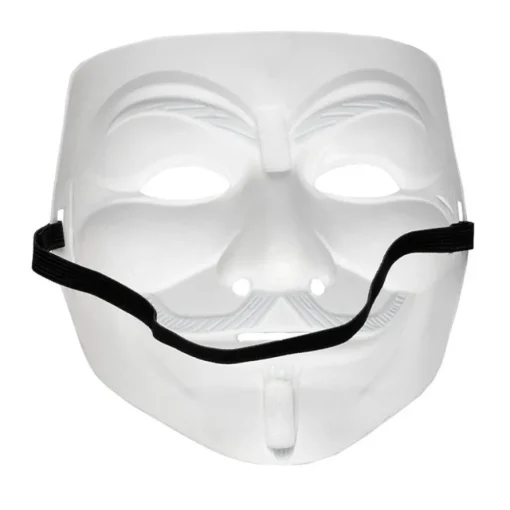 Anonymous Maske Hvit
