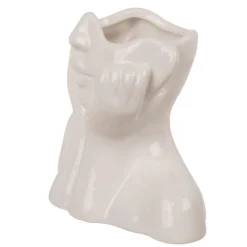 Ansikt Keramikkvase
