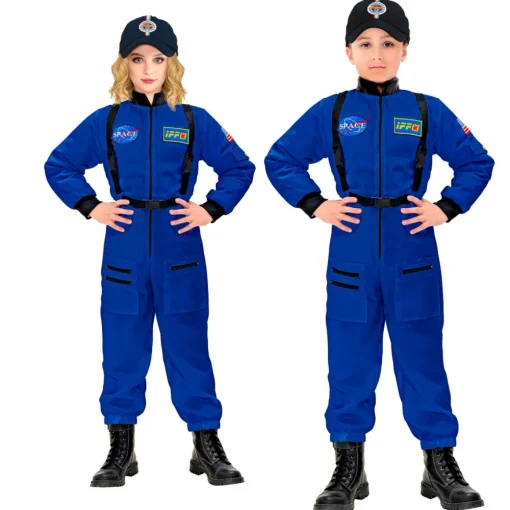 Astronaut Barnekostyme Blå