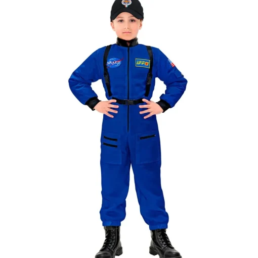 Astronaut Barnekostyme Blå