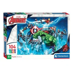 Avengers® Marvel Super Color 104 Brikker Puslespill