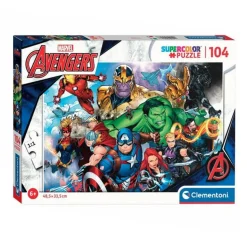 Avengers® Super Color 104 Brikker Puslespill