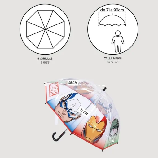 Avengers® Superhelter Paraply