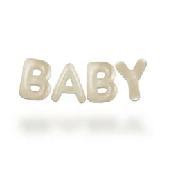Baby Ballonggirlander Kremhvit