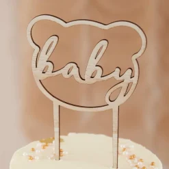 Baby Bamse Kakepynt Treverk