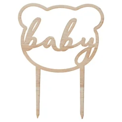 Baby Bamse Kakepynt Treverk