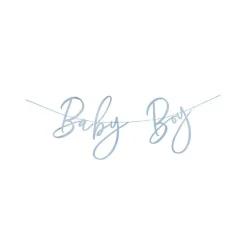 Baby Boy Banner Lyseblå