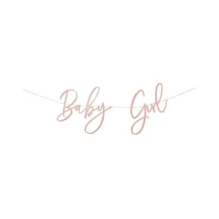 Baby Girl Banner Lyserosa