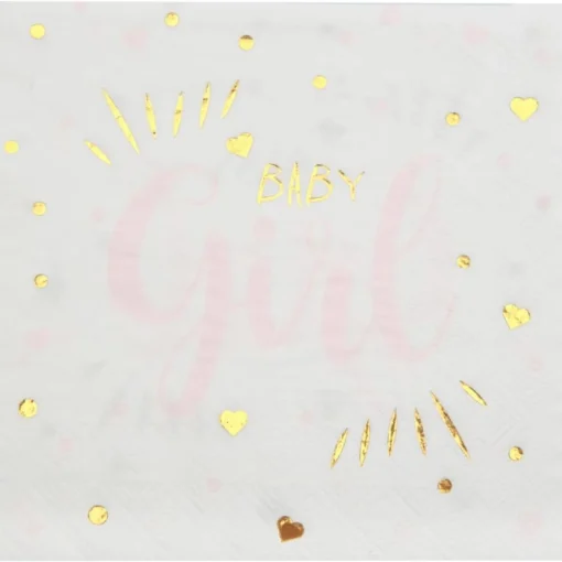 Baby Girl Jente Servietter