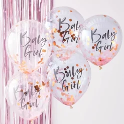 Baby Girl Konfettiballonger