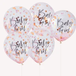 Baby Girl Konfettiballonger