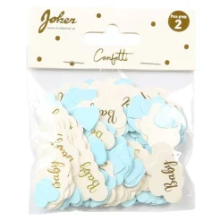 Baby Gutt Konfetti Lyseblå
