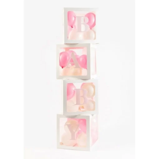 Baby Love Ballongkasser Hvit