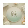 Baby Papptallerkener Ombre Grønn