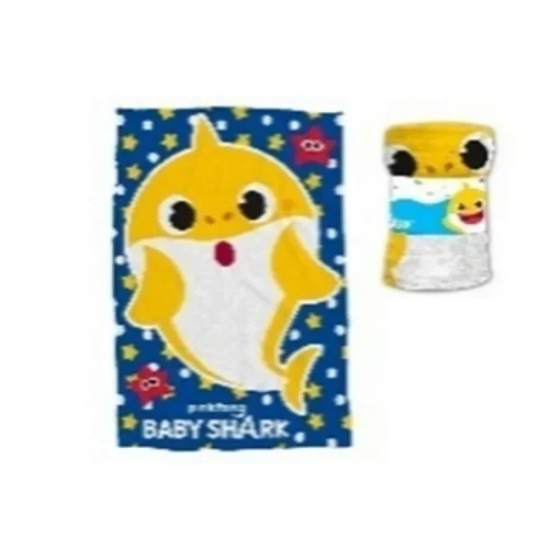 Baby Shark® Fleecetæppe