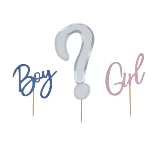 Babyshower Boy Girl Kaketopper