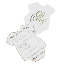 Babyshower Gode Råd Kort