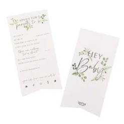 Babyshower Gode Råd Kort