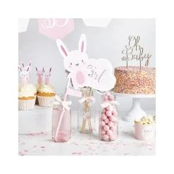 Babyshower Selfie Fotorekvisitter Lyserosa
