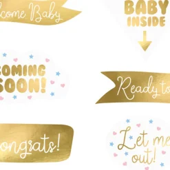 Babyshower Selfie Props