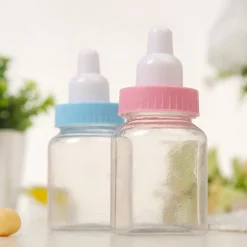 Babyshower Tåteflasker Lyserosa