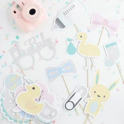 Babyshower Unisex Selfie Fotorekvisitter