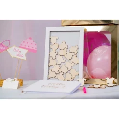 Babytøy Babyshower Treramme Gjestebok