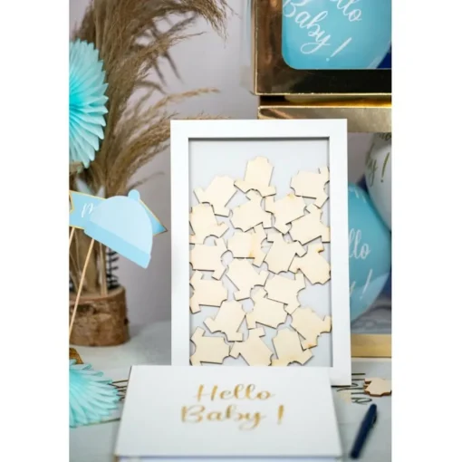Babytøy Babyshower Treramme Gjestebok