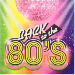 Back To The 80' Servietter