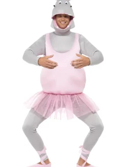 Ballerina Flodhest Kostyme