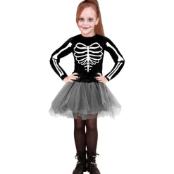 Ballerina Skjelett Barnekostyme
