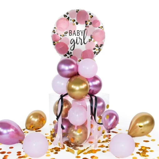 Balloha® Box Baby Girl Ballongboks Sett