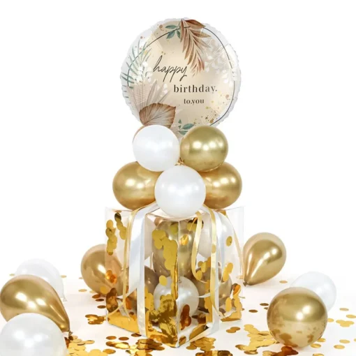 Balloha® Box Boheme Happy Birthday Ballongboks Sett
