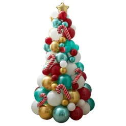 Ballong Juletre Novelty Rød