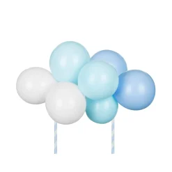 Ballong Kaketopper Lyseblå