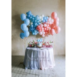 Ballong Kaketopper Lyseblå