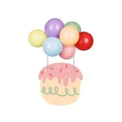 Ballong Kaketopper Regnbue
