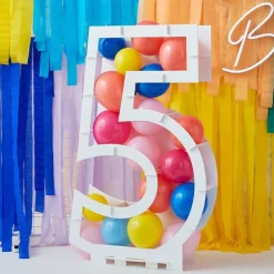 Ballongboks Tall Hvit