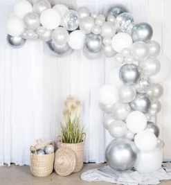 Ballongbue Deluxe Krom Sølv