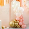 Ballongbue DIY Ferskenfarge og Gull