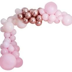 Ballongbue DIY Lyserosa og Gullrosa