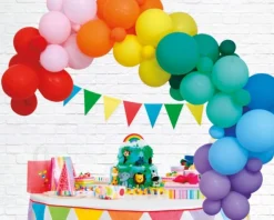 Ballongbue DIY Regnbue