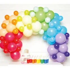 Ballongbue DIY Regnbue