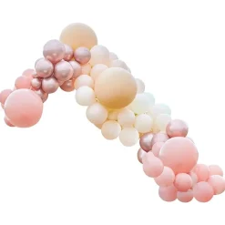 Ballongbue Gullrosa og Beige