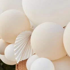 Ballongbue Hvit og Beige