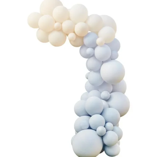 Ballongbue Lyseblå og Kremhvit