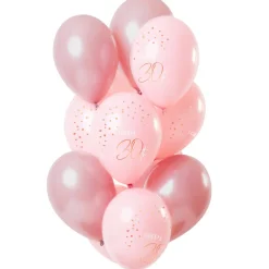 Ballongbukett 30 År Lyserosa Lush Blush