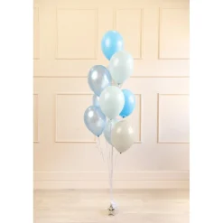 Ballongbukett Pastell Blå