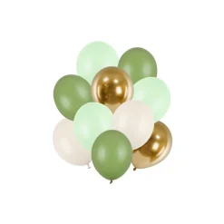 Ballongbukett Pastell Pistasj