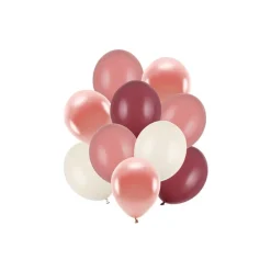 Ballongbukett Pastell Rosa